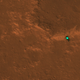 InSight’s discarded heat shield.